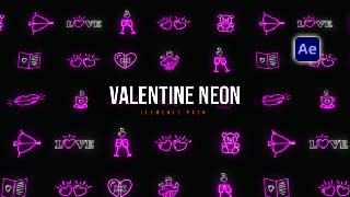 Valentine Neon Elements-56525188