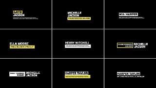 Minimal Lower Thirds AE-56583390