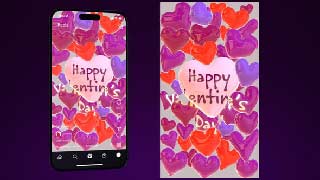 Hearts Balloons Logo reveal-56645314