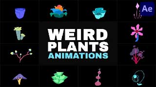 Weird Plants Animations After Effects-56651753