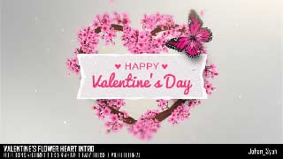 Valentines Flower Heart Intro