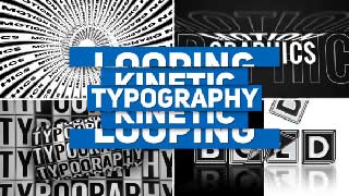Kinetic Typography V3 Looping