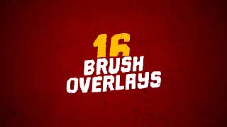16 Brush Overlays
