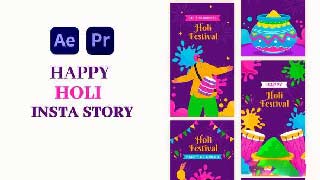 Holi Festival Instagram Story-56766078