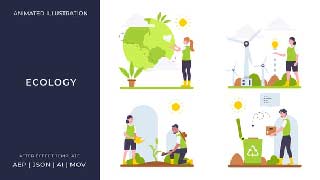 Ecology Animated Illustration After Effects-56852992