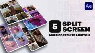 Vertical Multiscreen Transition-5 Split Screen-56853089
