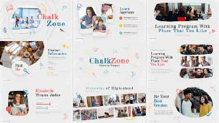 Chalkzone Education Video Display After Effect Template