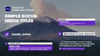 Simple Social Media Titles