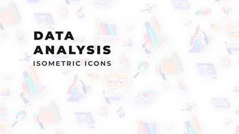 Data analysis Isometric Icons-36117658