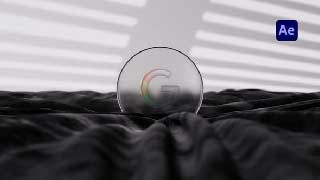 Ethereal Glass Logo Reveal