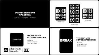 Dynamic Instagram Typography