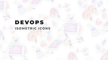DevOps Isometric Icons-36117840