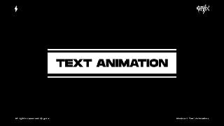 Text Animation After Effects