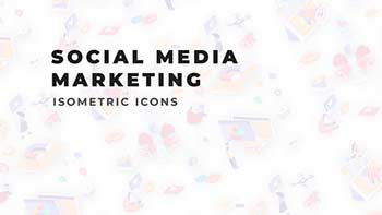 Social Media Marketing Isometric Icons-36118078