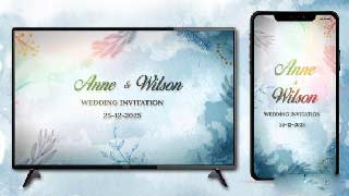 Watercolor Wedding Invitation-57057767