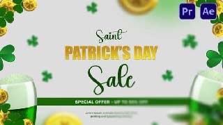 Saint Patricks Day Sale Intro-57161605
