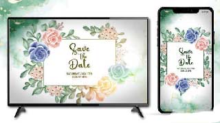 Watercolor Wedding Invitation-57257827