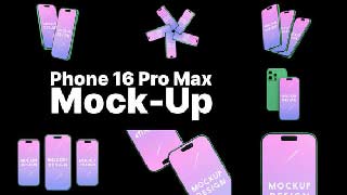 Phone 16 Pro Mockup Pack-57264783