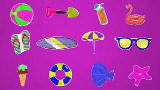 Paper Cut Summer Elements-57277946