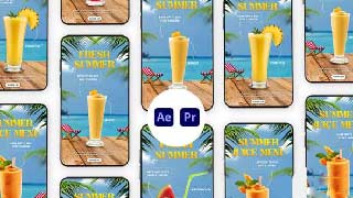 Summer Drink Menu Instagram Story-57262799