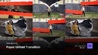 Transition-Paper Unfold Transition After Effects Template-57932190