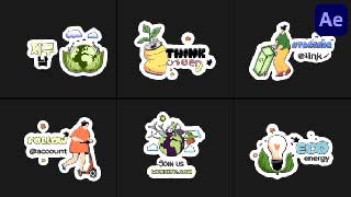 Ecology Stickers After Effects-57939784