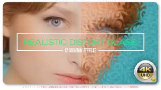 Realistic Distortion Glass-Overlays Pack-57942290