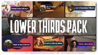 Creative Lower Thirds-Modern Animated Titles Pack-57943205