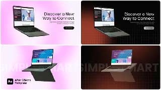 AI Website Presentation Laptop Mockup-57960903