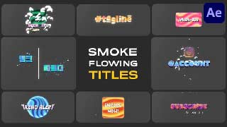 Smoke Flowing Titles After Effects-57965809