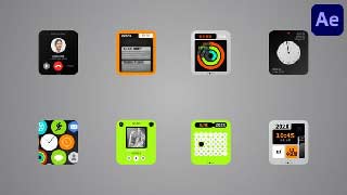 Smart Watch UI Titles for After Effects-57972408