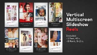 Vertical Multiscreen Slideshow Reels-57972781