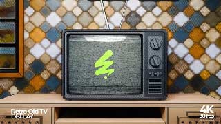 Retro Old TV Mockup-58018183