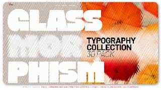 Glass Morphism Typography Pack-58050801