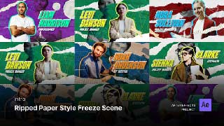 Intro-Riped Paper Style Freeze Scene After Effects Template-58069829