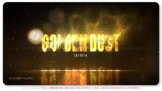 Golden Dust Logo Reveal