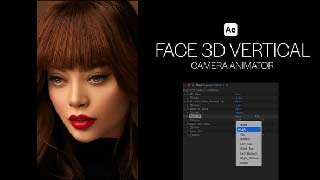 Face 3D Vertical Camera Animator Realistic Head Turn Motion Controller