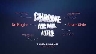 Chrome Metal Title
