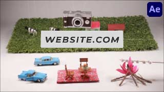 3D Village Vibe Scene for After Effects