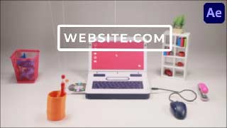 Realistic Office Routine Scene for After Effects