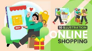 Online Shopping Sale Animation-58161599