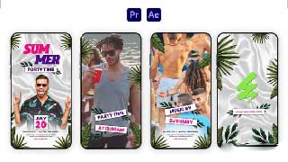Tropical Party Instagram Story Pack-58141886