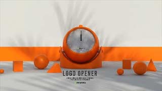 3D Clock Logo-58166825