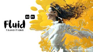 Realistic Fluid Liquid Transitions for After Effects Premiere Pro-58200724