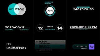 Intro-Counter Pack After Effects Template-58221425