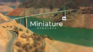 Tilt-Shift Miniature Overlays for After Effects Premiere Pro