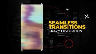 Vertical Crazy Distortion Transitions After Effects
