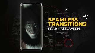 Vertical Fear Halloween Transitions After Effects