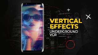 Vertical Underground VCR FX After Effects