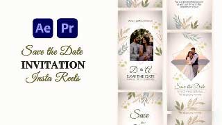 Save the Date Invitation Instagram Reels-58272772